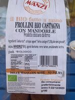 Frollini bio di vastagne con mandorle