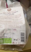 Mandorla al cioccolato  fondente con granella