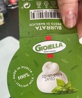 Burrata pesto