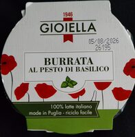 Burrata al pesto du basilico