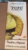 Panettone artigianale con crema di pistacchio