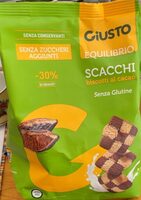 Scacchi biscotti al cacao