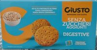 Giusto Digestive Senza Zuccheri Aggiunti