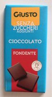 Cioccolato fondente senza zuccheri aggiunti