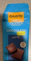 Giusto - Cioccolato senza zuccheri aggiunti