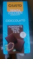 Giusto cioccolato fondente senza ziccheri aggiunti