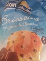 Brioscina con gocce di cioccolato