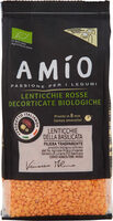Lenticchie rosse decorticate biologiche