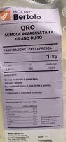 Semola rimacinata di grano duro