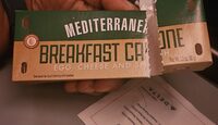 Mediterranean Breakfast Calzone