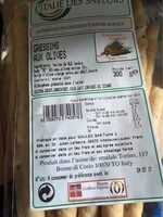 Gressins aux Olives