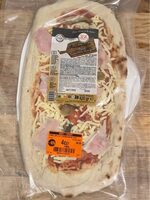 Pinsa jambons mozzarella champignons