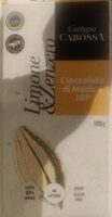 Cioccolato di Modica IGP limone & zenzero