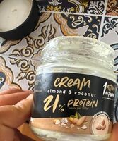 Cream almond & coconut