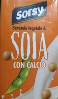 Bevanda vegetale di soia con calcio