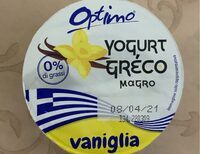 Yogurt greco magro vaniglia