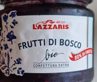 Confettura extra bio lazzaris (frutti di bosco)