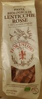 Pasta biologica di lenticchie rosse