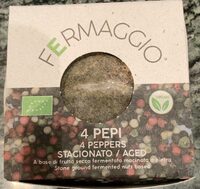 Fermaggio stagionato ai 4 pepi