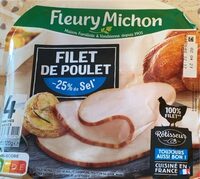 Filet de poulet -25% de sel