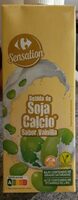Bebida soja calcio sabor vainilla