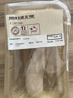 Boudin blanc de porc