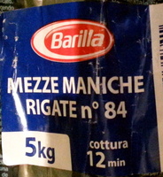 Mezze maniche rigate n°84