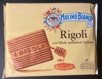 Rigoli con miele millefiori italiano