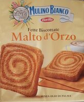 Fette biscottate malto d'orzo