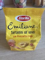Emiliane tortellini all'uovo con prosciuto crudo