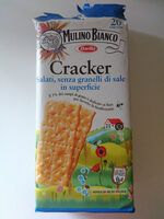 Cracker Salati, senza granelli di sale in superficie