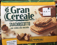 Snackbiscotto con crema alla nocciola