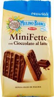 Mini fette con cioccolato al latte