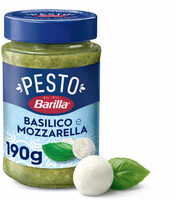 Sauce pesto au basilic et mozzarella Barilla 190g