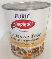 Miettes de Thon a l'huile de tournesol boite 4/4