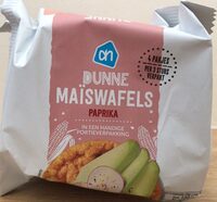 Dunne maïswafels paprika