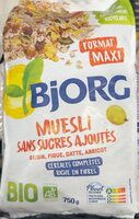 Muesli sans sucre ajouté, Raisin, figue, datte abricot
