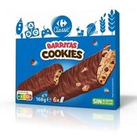Barritas Cookies sin aceite de palma