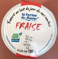 Yaourt au lait jour de nos vaches fraise