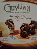 Assorted luxury chocolate tasting