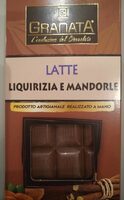 Cioccolato latte liquirizia e mandorle
