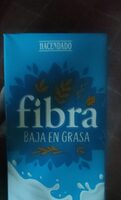 Leche fibra baja en grasa