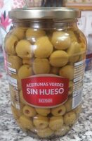 Aceitunas verdes sin hueso