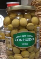 Aceitunas verdes con hueso