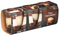 Postre Tres Chocolates