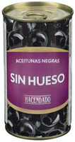 Aceitunas negras sin hueso