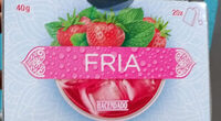 Infusión fría fresa y hierbabuena