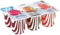 Gelatina 0% sabor cereza, cola y sandía