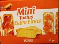 Mini tostas extra finas