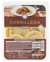 Pasta rellena de carrillera
